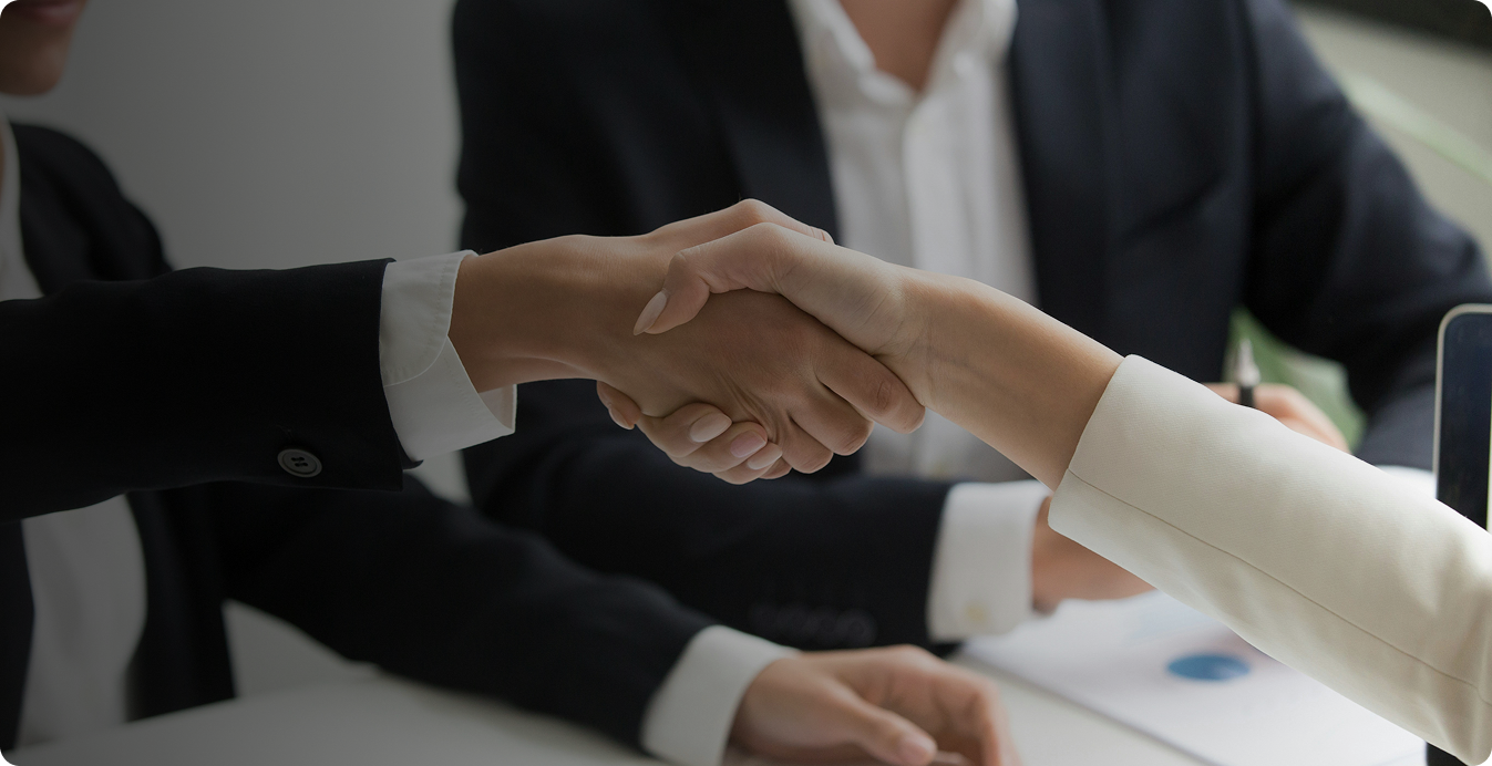 Global Talent - Professional handshake